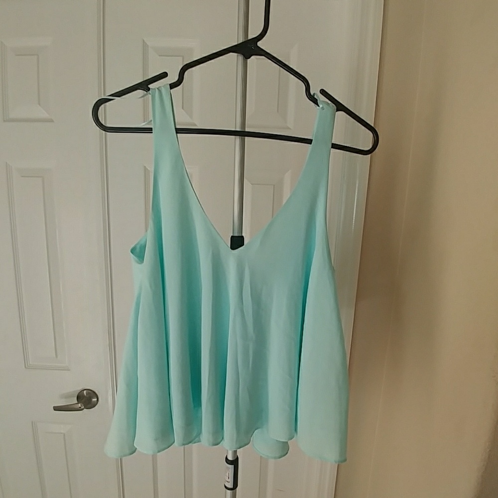 ❄SALE❄Zara mint blue swing top